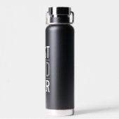 Beste vader ooit | Modern Black Waterfles (Achterkant)