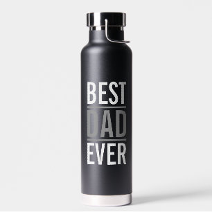 Beste vader ooit   Modern Black Waterfles