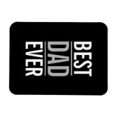 Beste vader ooit | Modern Blue Magneet (Horizontaal)