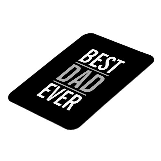 Beste vader ooit | Modern Blue Magneet (Linkerzijde)