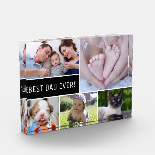 Beste vader ooit Modern Foto Collage (Links)