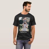 Beste vader ooit Modern Foto Collage T-shirt (Voorkant volledig)