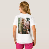 Beste vader ooit Modern Foto Collage T-shirt (Achterkant volledig)