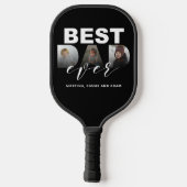 Beste vader ooit modern minimalistisch pickleball paddle (Achterkant)