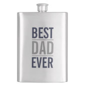 Beste vader ooit | Modern Navy Blue Flacon (Voorkant)