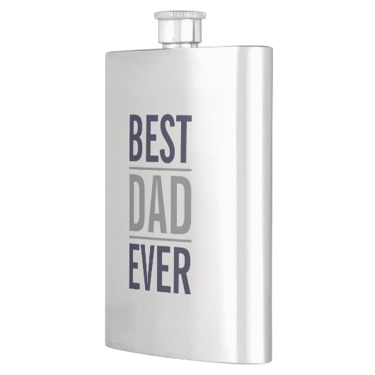 Beste vader ooit | Modern Navy Blue Flacon (Links)