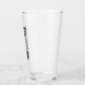 Beste vader ooit | Modern Navy Blue Glas (Links)