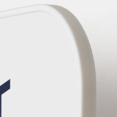 Beste vader ooit | Modern Navy Blue Pickleball Paddle (Links Detail)
