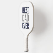 Beste vader ooit | Modern Navy Blue Pickleball Paddle (Links)