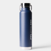 Beste vader ooit | Modern Navy Blue Waterfles (Voorkant)