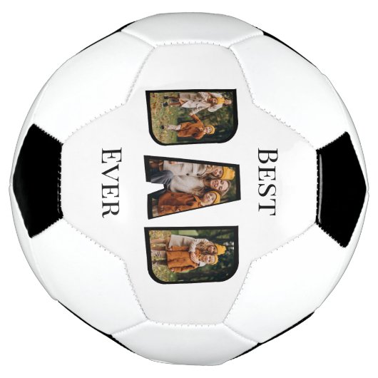 Beste vader ooit modern pap fotocollage script voetbal (Gedraaid)