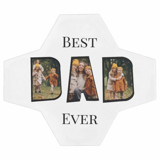 Beste vader ooit modern pap fotocollage script voetbal (Enkel)