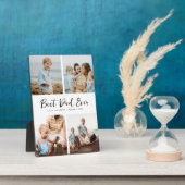 Beste vader ooit Modern Script 4 Photo Collage Fotoplaat (Zijkant)