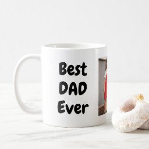 Beste vader ooit Modern Simple Photo Vaderdag Koffiemok