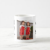 Beste vader ooit Modern Simple Photo Vaderdag Koffiemok (Center)