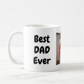 Beste vader ooit Modern Simple Photo Vaderdag Koffiemok (Links)