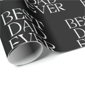 Beste vader ooit Modern Vaderdag Elegant Cadeaupapier (Rol Hoek)