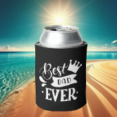Beste vader ooit modern zwart-wit blikjeskoeler