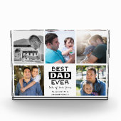 Beste vader ooit moderne collage cool vet typograf fotoblokken (Voorkant)