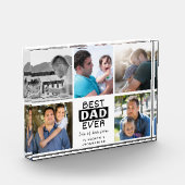 Beste vader ooit moderne collage cool vet typograf fotoblokken (Links)
