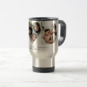 Beste vader ooit moderne fotocollage cadeau voor v reisbeker (Voorkant rechts)