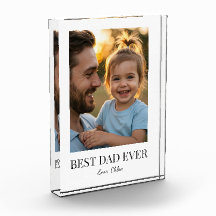Beste vader ooit | Moderne minimalistische fotoher
