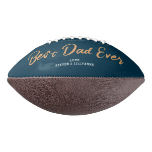 Beste vader ooit Moderne Typografie Aangepast American Football
