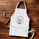 Beste vader ooit moderne Vaderdag Grillmaster Standaard Schort<br><div class="desc">Verhoog zijn grillspel met het Modern Grillmaster Personalized Mannen Schort! Met een strak, eigentijds design is dit schort met zijn naam en foto aangepast voor een persoonlijk tintje. Gemaakt met duurzame, hoogwaardige stof, het is zowel stijlvol als praktisch en biedt volledige dekking om te beschermen tegen morsen en spatten. Perfect...</div>