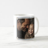 Beste vader ooit Mok Custom Photo – Vaderdag Gift (Voorkant rechts)