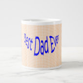 Beste vader ooit Mok Jumbo Polka Dot (Voorkant)