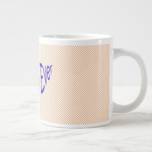 Beste vader ooit Mok Jumbo Polka Dot (Rechts)