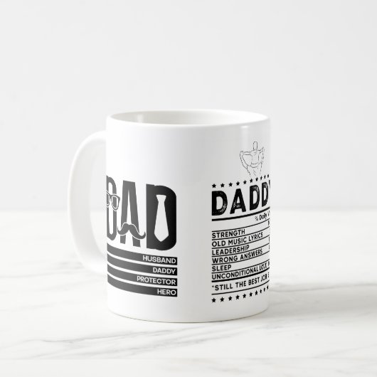 Beste vader ooit Mok - Perfect cadeau voor papa (Voorkant links)