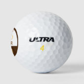 Beste vader ooit muziek gitaar Modern Trendy Golfballen (Logo)