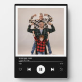 Beste vader ooit muziekspeler Fototoetsenbord Fotoplaat (voorkant)