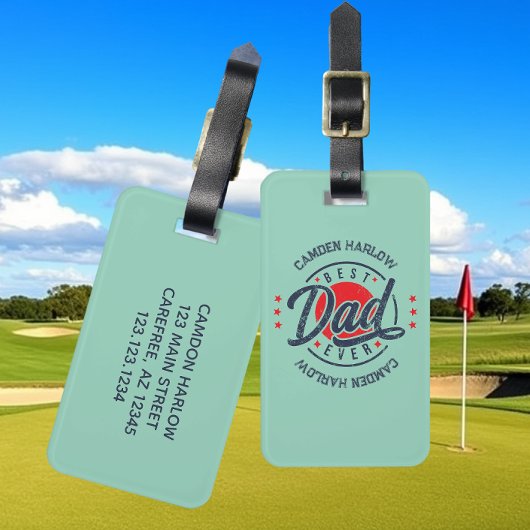 beste vader ooit naam bagagelabel