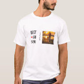 Beste vader ooit naam t-shirt (Voorkant)