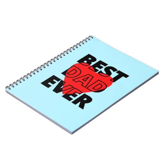 Beste vader ooit notitieboek (Linkerzijde)