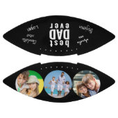 Beste vader ooit Ondertekend Foto zwart, gepersona American Football (Panelen)