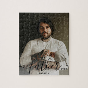 Beste vader ooit op maat Foto Papa Gift Legpuzzel
