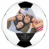 Beste vader ooit op maat voor de dag van de Fotova Voetbal (Voorkant)