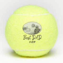 Beste vader ooit Oval Photo Lijst Vaderdag Tennisballen