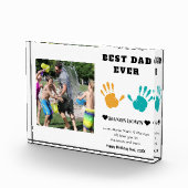 Beste vader ooit overhandigt verjaardag fotoblokken (Rechts)