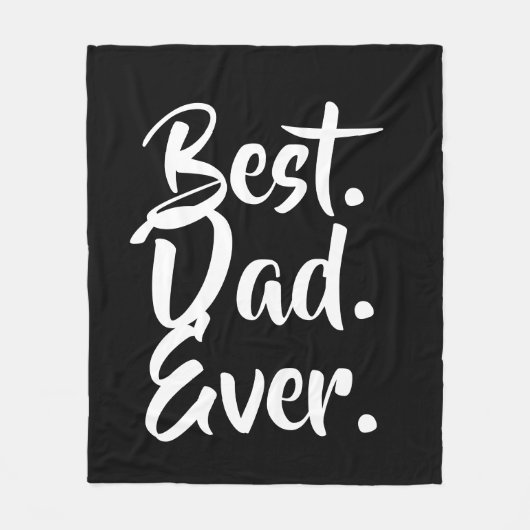 Beste vader ooit, pap cadeau, vaders dag cadeau fleece deken (Voorkant)