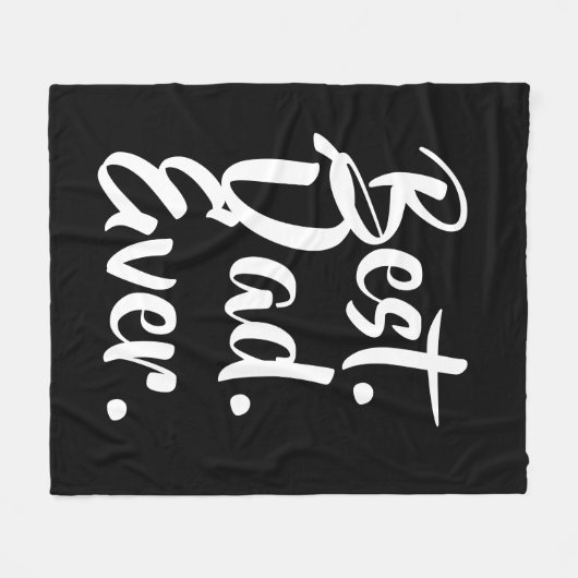 Beste vader ooit, pap cadeau, vaders dag cadeau fleece deken (Voorkant (Horizontaal))