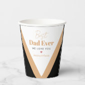 Beste vader ooit papieren bekers (Voorkant)