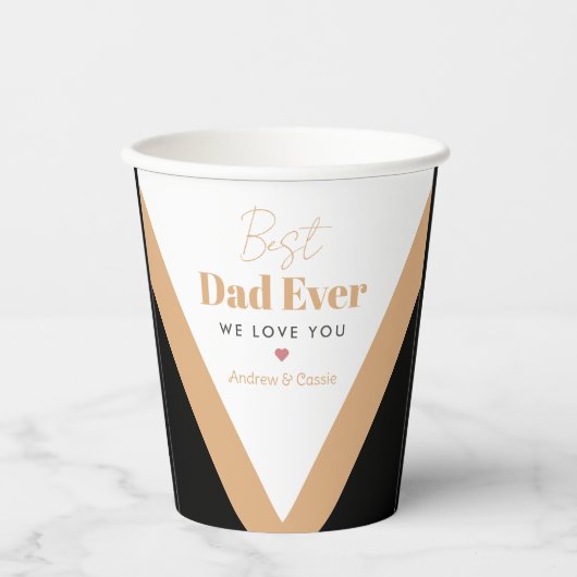 Beste vader ooit papieren bekers (Voorkant)