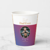 Beste vader ooit papieren bekers (Achterkant)