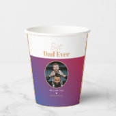 Beste vader ooit papieren bekers (Voorkant)