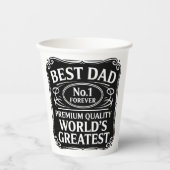Beste vader ooit papieren bekers (Voorkant)