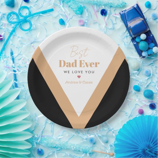 Beste vader ooit papieren bordje (Feest)